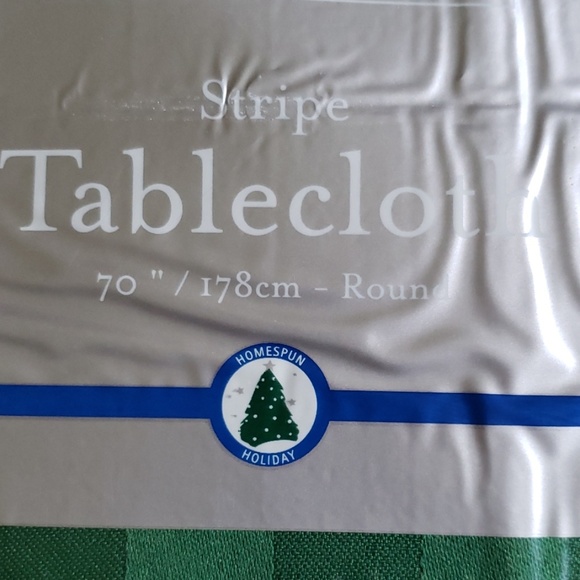 NIP HomeTrends striped tablecloth - Picture 2 of 4